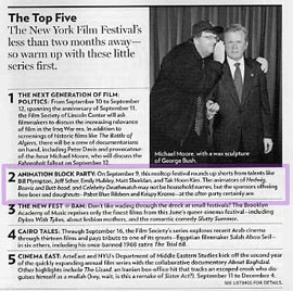 New York Magazine Top Five
