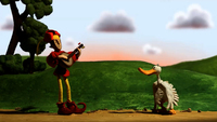 Minstrel and the Duck